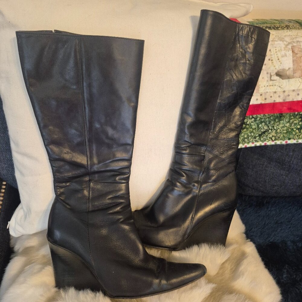 Womens BEBE Wedge Boots